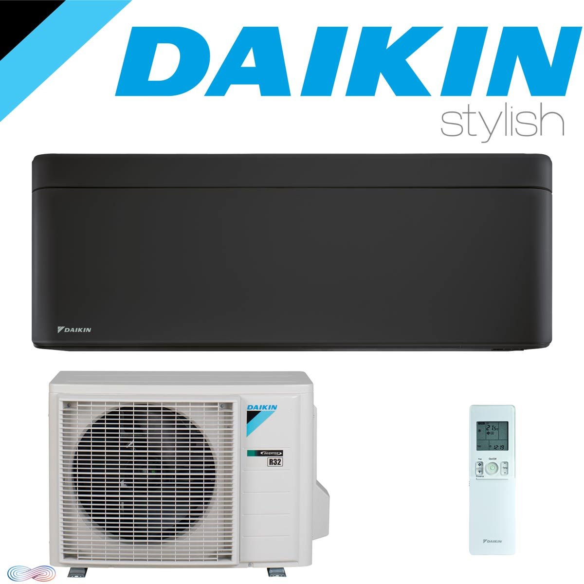 SET DAIKIN STYLISH Wandgerät Schwarz 5,0 kW"" 1 SET DAIKIN STYLISH Wandgerät Schwarz 5,0 kW""