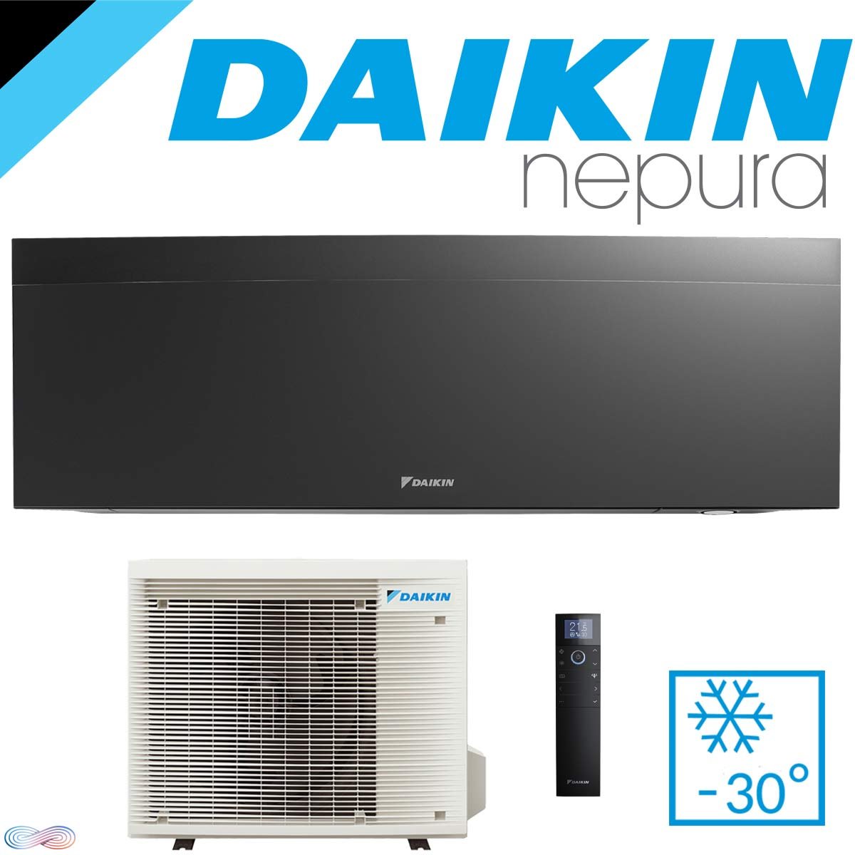 Daikin Klimaanlage Nepura Emura 3 SET 3,0 kW | Mattschwarz | FTXTJ... 1 Daikin Klimaanlage Nepura Emura 3 SET 3,0 kW | Mattschwarz | FTXTJ...