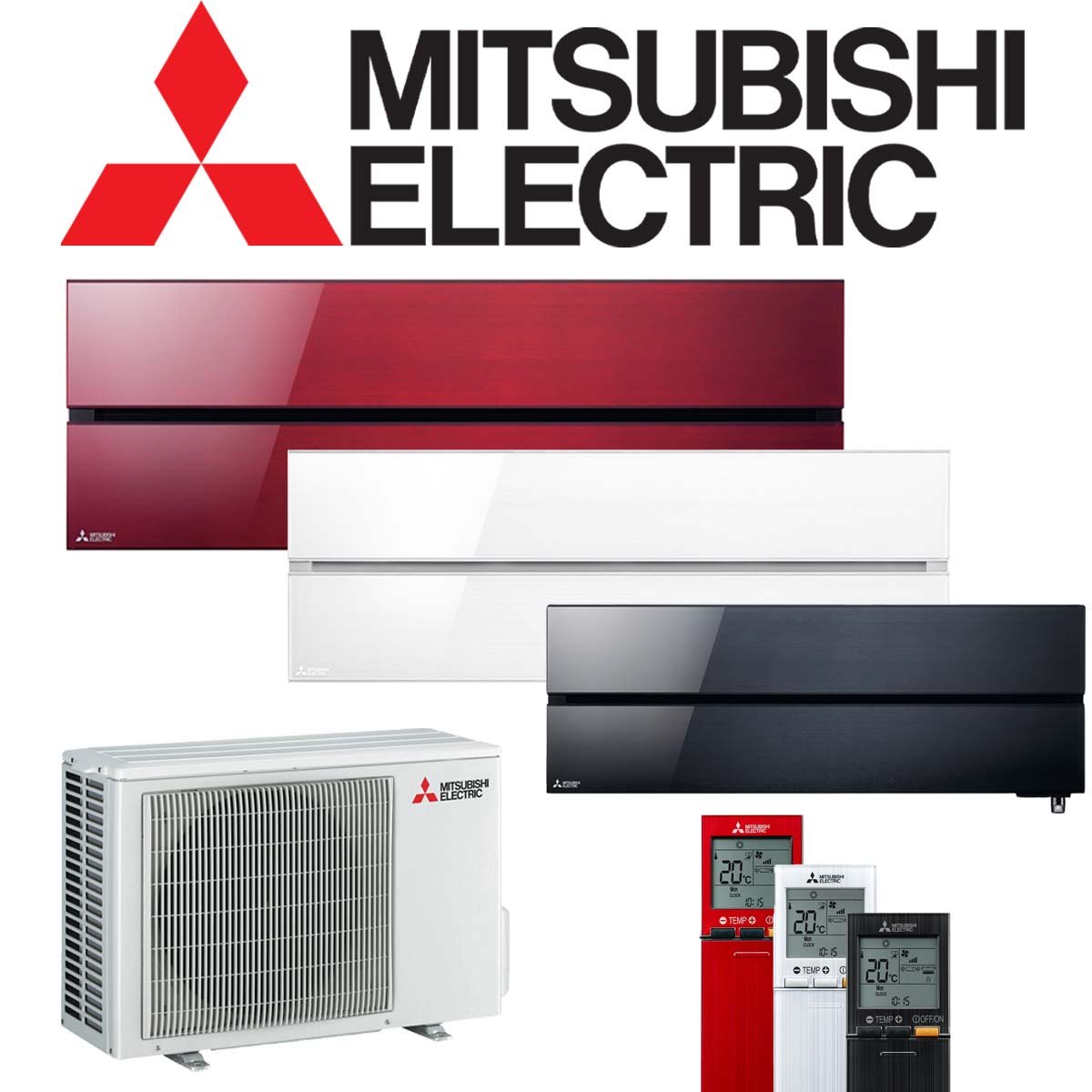 Mitsubishi Electric Diamond 2,5 kW Singlesplit Set | in 3 Farben |... 1 Mitsubishi Electric Diamond 2,5 kW Singlesplit Set | in 3 Farben |...