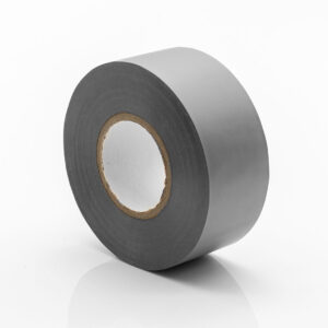 PVC Klebeband für PE und Kautschuk Rohrisolierung | 30mm x 33m Rolle | Grau