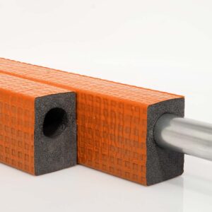 Rohrisolierung PE rechteckig Isolierschlauch | 28mm x 25mm Dämmstärke | Climaflex naturefoam Exzentro | 100% GEG
