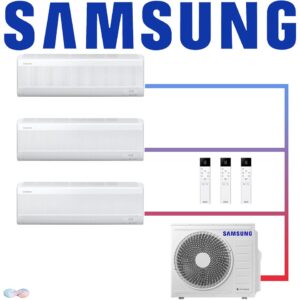 Samsung Wind-Free Standard Set 3× 5 kW Wandgerät + 10 kW Außengerät""