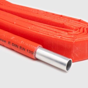 Schutzschlauch PE 10m Isolierschlauch | Kaltwasserleitung | 12/15mm x 4mm Dämmstärke | Climaflex | Rot