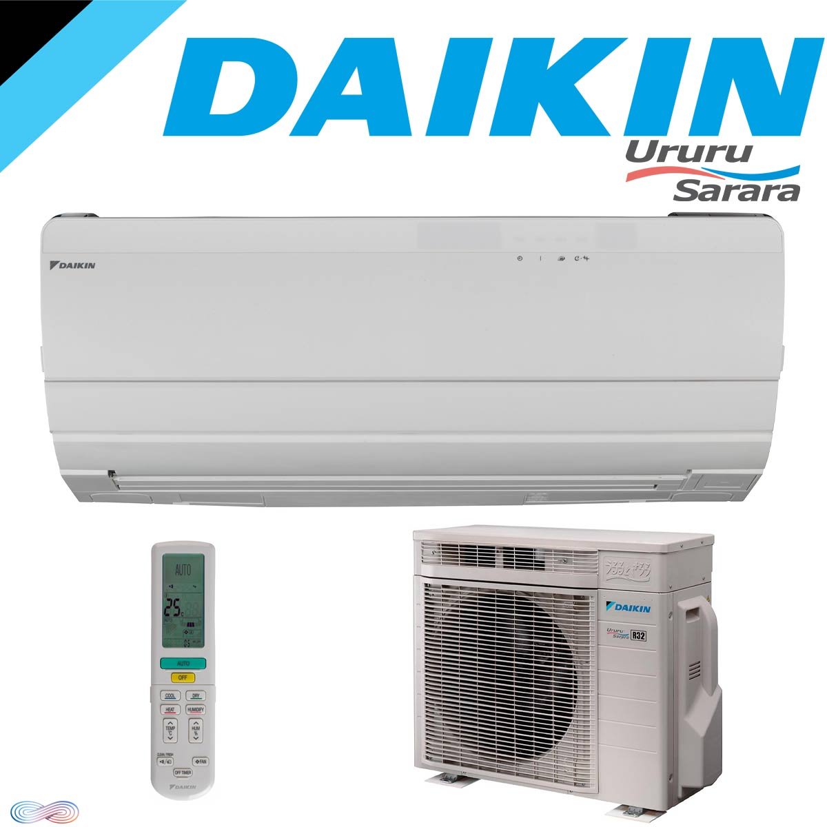 SET DAIKIN URURU SARARA 2,5 kW Wandgerät FTXZ25 inkl. Außeneinheit"" 1 SET DAIKIN URURU SARARA 2,5 kW Wandgerät FTXZ25 inkl. Außeneinheit""