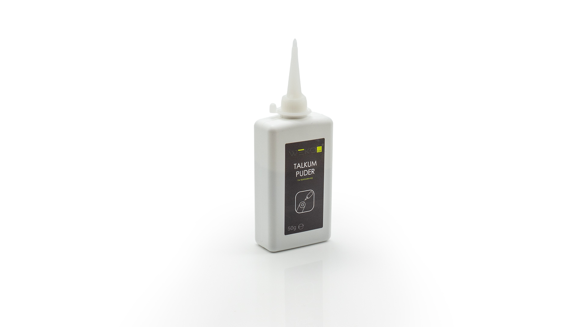 Talkum Puder zum Anbringen von Kautschuk | 50g | WEKOFLEX 1 Talkum Puder zum Anbringen von Kautschuk | 50g | WEKOFLEX