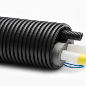 Verrohrungssystem für Luft-/Wasser-Wärmepumpe | Erdreichverlegung | PEX40 | 17,5m | Aeroline pex terra