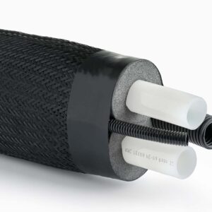 Anschlusssystem für Luft-/Wasser-Wärmepumpen | KG-Rohr Verlegung | PEX25 | 25m | Aeroline pex pro gs
