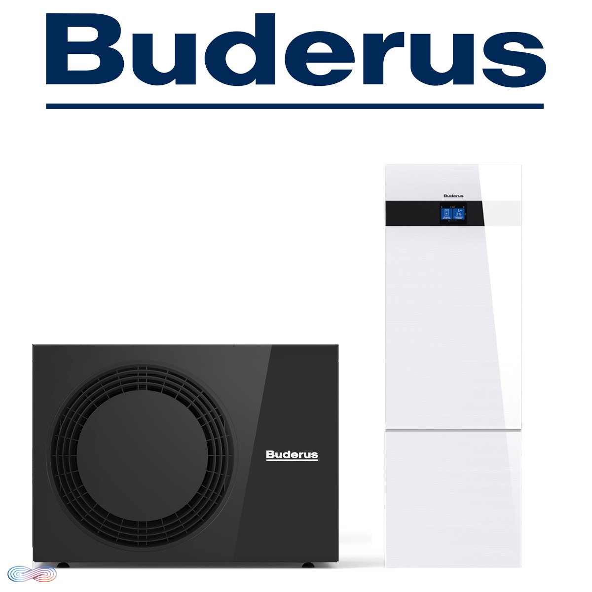 Buderus Luft-Wasser Wärmepumpe SET 11,6 kW | Logaplus M WLW176i AR... 1 Buderus Luft-Wasser Wärmepumpe SET 11,6 kW | Logaplus M WLW176i AR...