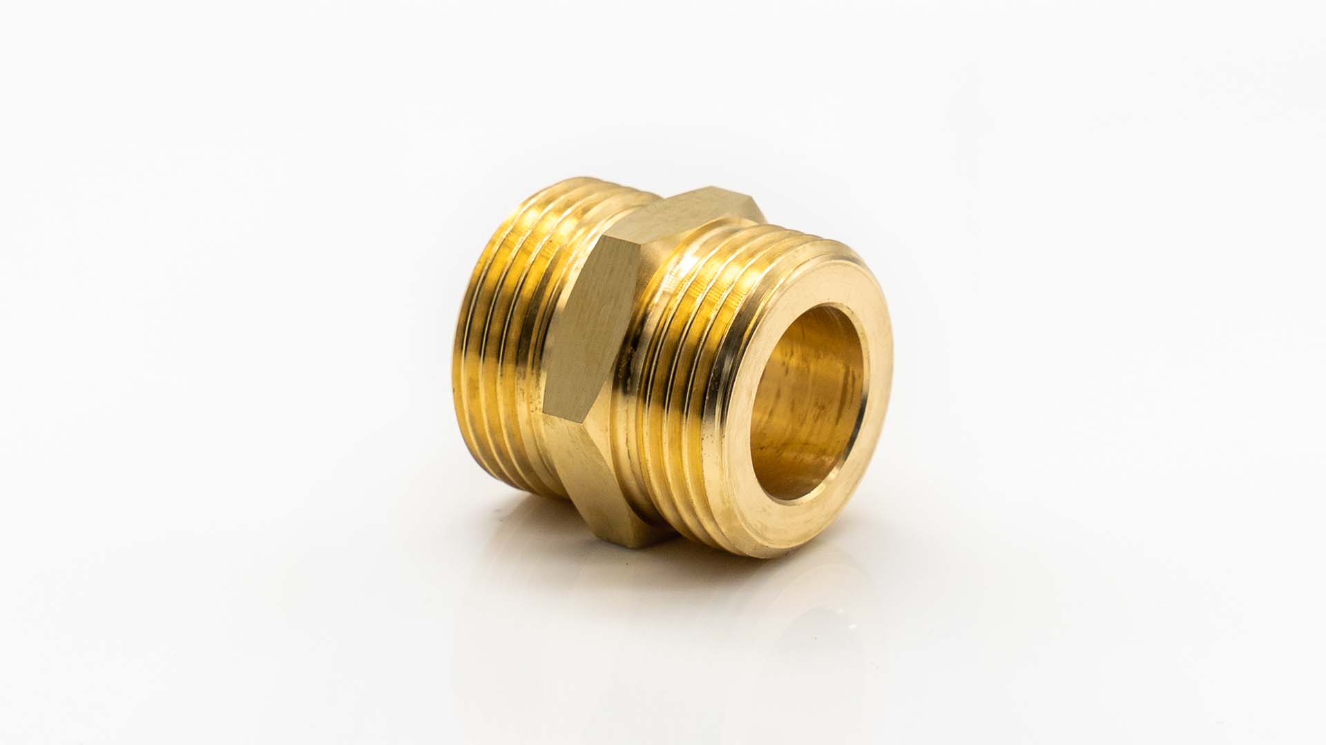 Doppelnippel für Edelstahl Wellrohr | DN20 | Aeroline inox 1 Doppelnippel für Edelstahl Wellrohr | DN20 | Aeroline inox