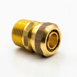 Fitting mit Außengewinde für Wärmepumpenverrohrung | PEX40 | Aeroline pex terra