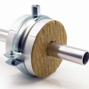 Isolierschelle Steinwolle gedämmter Rohrträger mit Rohrschelle | 35mm x 30mm Dämmstärke | WEKOFLEX | 50% GEG