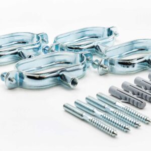 Montagematerial für Edelstahlwellrohr Doppelrohre | Aeroline inox