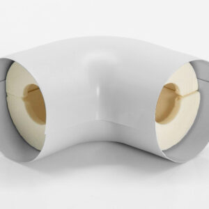 PU Rohrisolierung Bogen 90° | 42mm x 40mm Dämmstärke | Isotube Universal