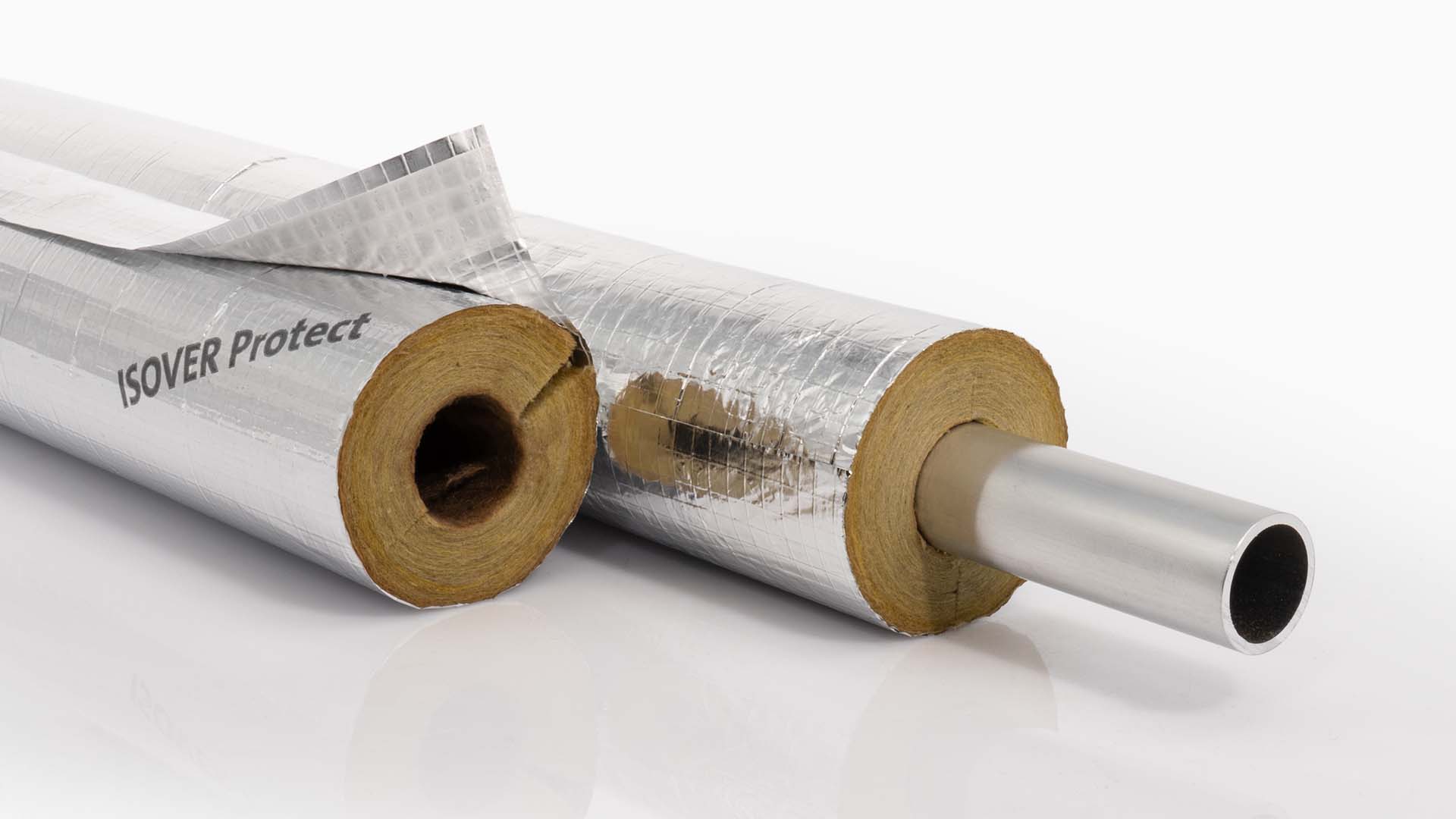 Mineralwolle Rohrisolierung 1,2m Isolierschale mit Klebeverschluss | 28mm x 40mm Dämmstärke | Isover Ultimate | 200% GEG 1 Mineralwolle Rohrisolierung 1,2m Isolierschale mit Klebeverschluss | 28mm x 40mm Dämmstärke | Isover Ultimate | 200% GEG