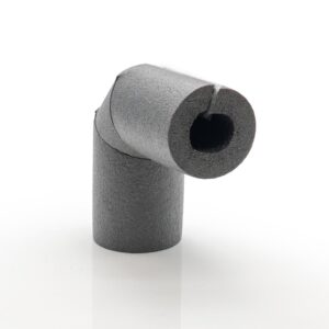 Rohrisolierung PE Bogen 90° selbstklebend | 42mm x 13mm Dämmstärke | NMC climatube easy