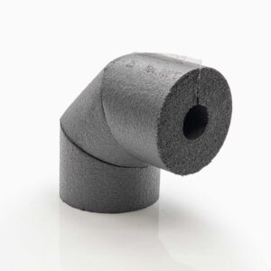 Rohrisolierung PE Bogen 90° selbstklebend | 28mm x 25mm Dämmstärke | NMC Climatube easy | 100% GEG