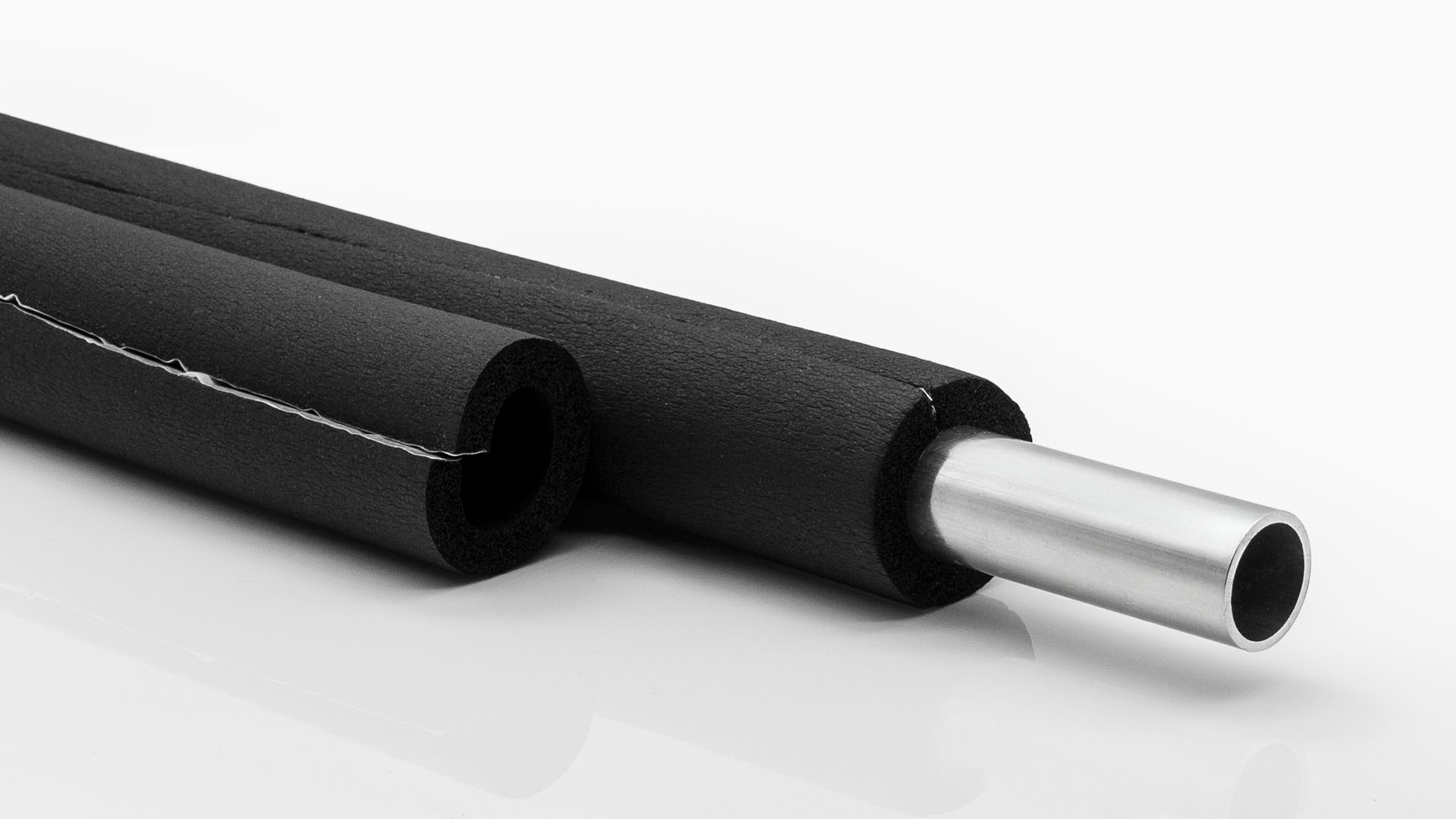 Rohrisolierung Kälte & Klimatechnik Kautschuk 2m Isolierschlauch selbstklebend | 18mm x 9mm Dämmstärke | NMC Insul-Tube XT 1 Rohrisolierung Kälte & Klimatechnik Kautschuk 2m Isolierschlauch selbstklebend | 18mm x 9mm Dämmstärke | NMC Insul-Tube XT