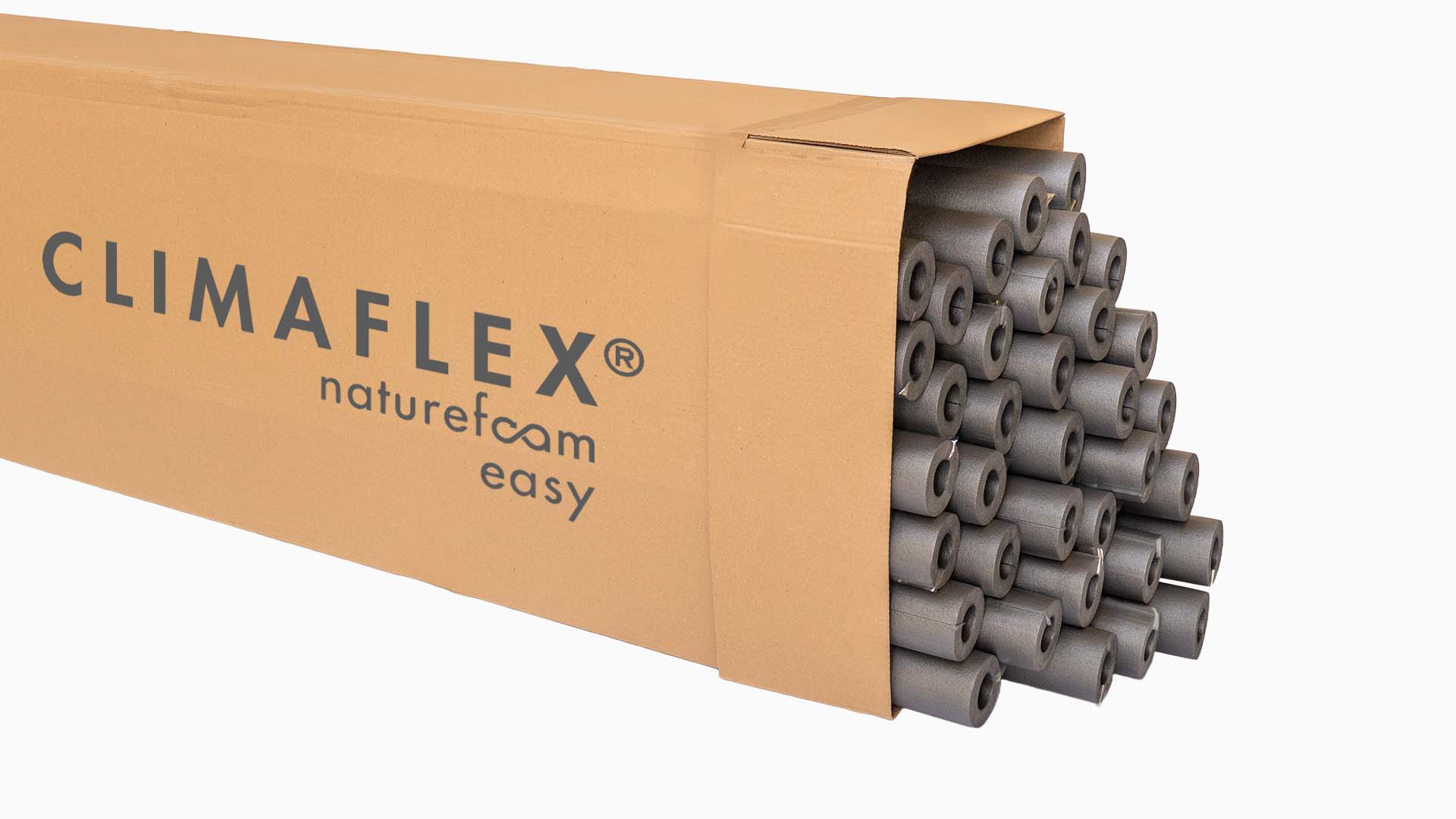 Rohrisolierung PE 2m selbstklebend Isolierschlauch | 12/15mm x 9mm Dämmstärke | NMC Climaflex naturefoam Easy | VPE Karton 1 Rohrisolierung PE 2m selbstklebend Isolierschlauch | 12/15mm x 9mm Dämmstärke | NMC Climaflex naturefoam Easy | VPE Karton