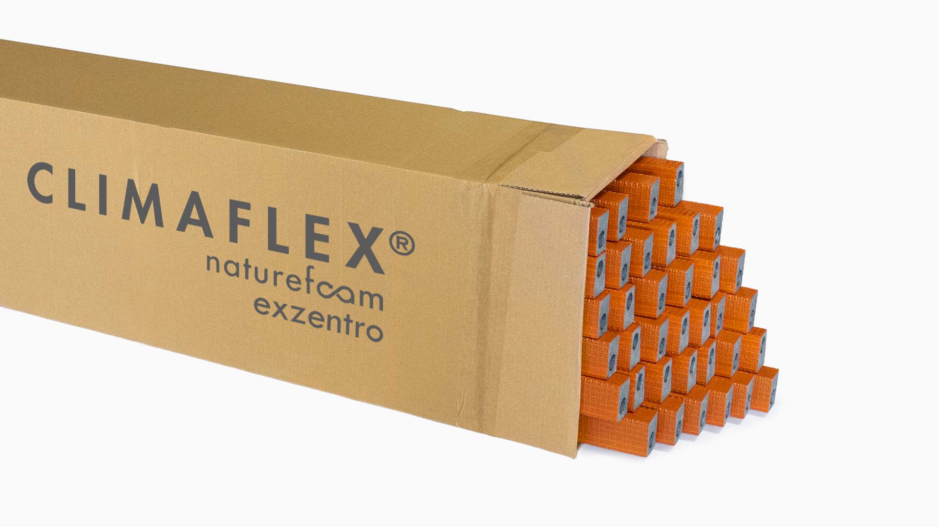 Rohrisolierung PE 2m rechteckig Isolierschlauch | 15mm x 25mm Dämmstärke | Climaflex naturefoam Exzentro | VPE Karton | 100% GEG 1 Rohrisolierung PE 2m rechteckig Isolierschlauch | 15mm x 25mm Dämmstärke | Climaflex naturefoam Exzentro | VPE Karton | 100% GEG