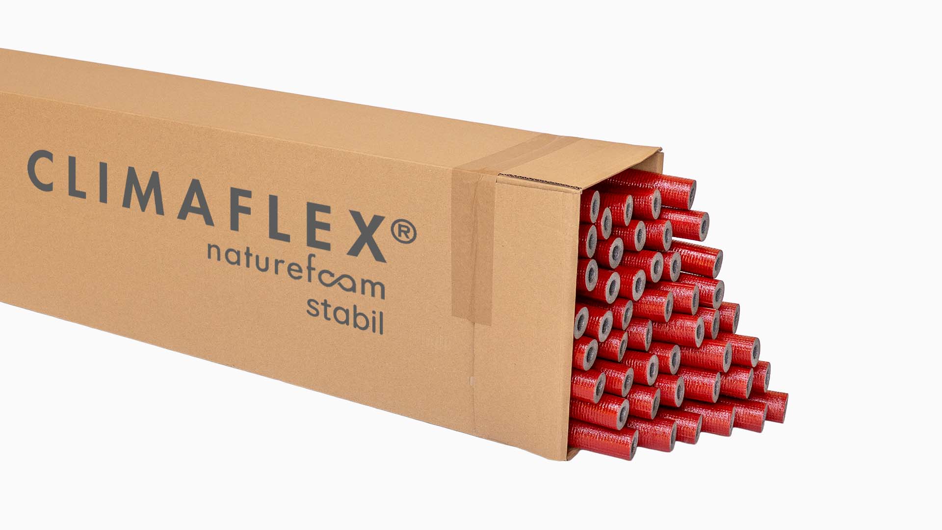 Rohrisolierung PE 2m robuste rote Außenhaut | 18mm x 9mm Dämmstärke | NMC Climaflex Stabil | VPE Karton 1 Rohrisolierung PE 2m robuste rote Außenhaut | 18mm x 9mm Dämmstärke | NMC Climaflex Stabil | VPE Karton
