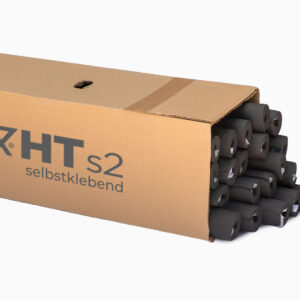 Rohrisolierung Kautschuk 2m selbstklebend Isolierschlauch | 54mm x 9mm Dämmstärke | Kaimann Kaiflex HT s2 | VPE Karton
