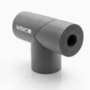 Rohrisolierung PE T-Stück | 28mm x 25mm Dämmstärke | WEKOFLEX® für Heizung & Sanitär | 100% GEG