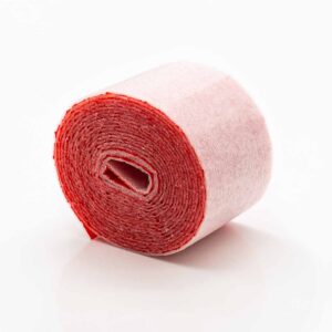 Wickelstreifen / Wickelband PE mit roter Schutzhaut | 2mm Dämmstärke | 100mm x 3,6m | 1 Rolle