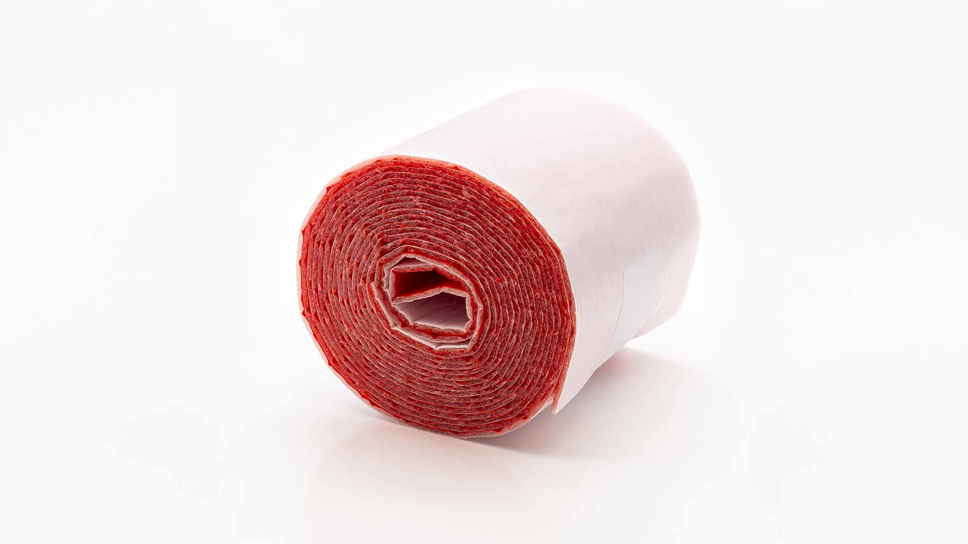 Wickelstreifen / Wickelband PE selbstklebend mit roter Schutzhaut | 2mm Dämmstärke | 70mm x 3,6m | 1 Rolle 1 Wickelstreifen / Wickelband PE selbstklebend mit roter Schutzhaut | 2mm Dämmstärke | 70mm x 3,6m | 1 Rolle