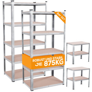TroniTechnik Lagerregal SET bestehend aus TT-LR 01