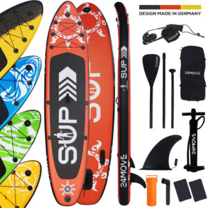 24MOVE® Standup Paddle SUP Board Set ROT 366