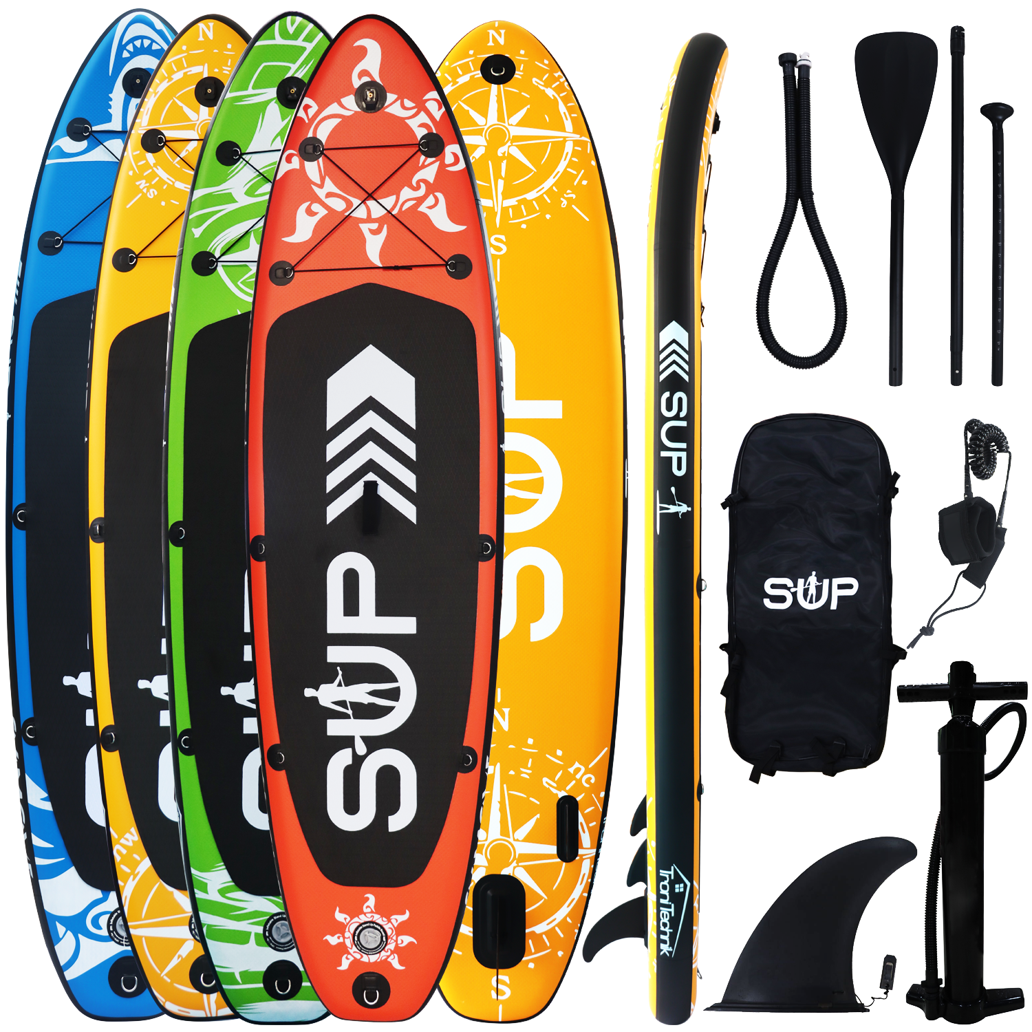24MOVE Standup Paddle Set SUP Board, aufblasbar 1 24MOVE Standup Paddle Set SUP Board, aufblasbar