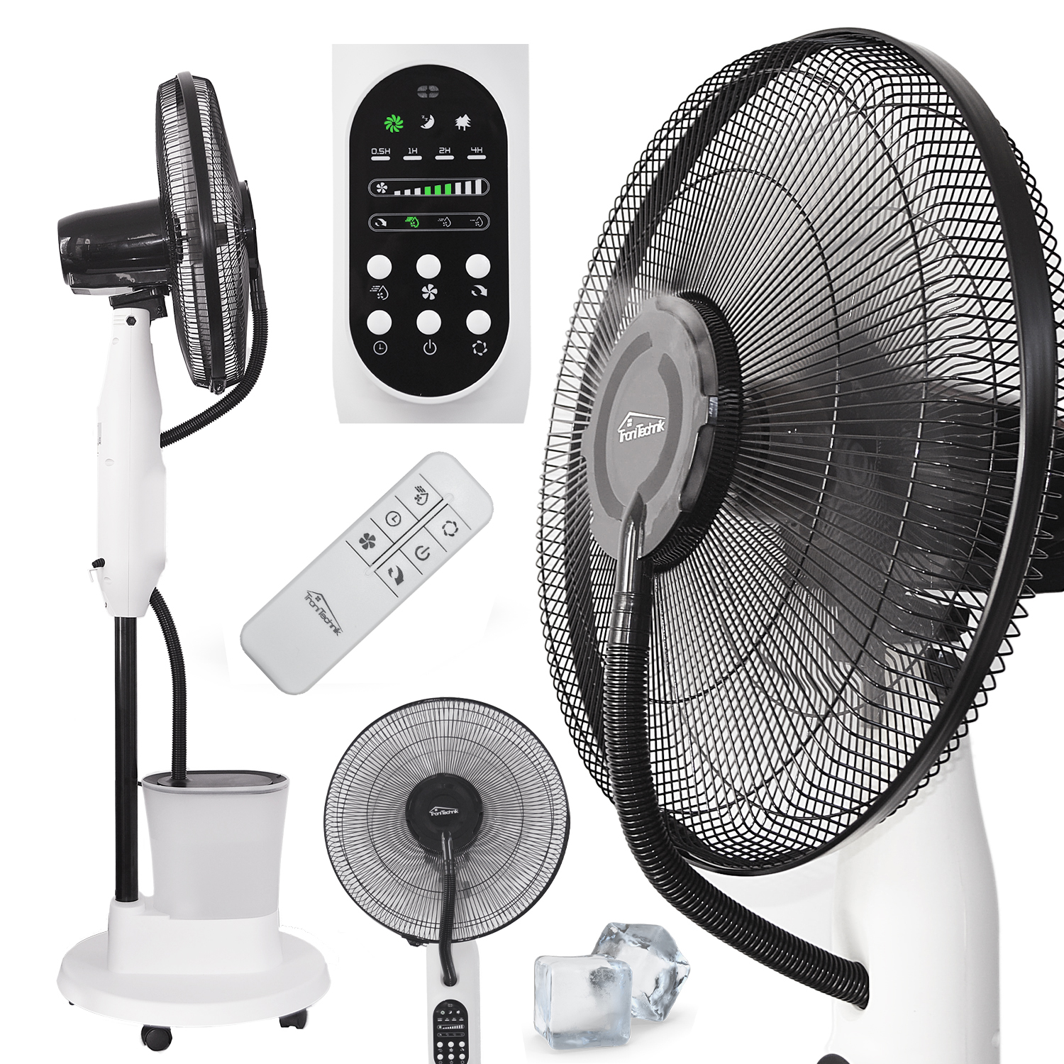 Standventilator SV06 mit Verneblungsfunktion 1 Standventilator SV06 mit Verneblungsfunktion