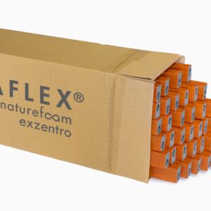 Rohrisolierung PE 2m rechteckig Isolierschlauch | 42mm x 51mm Dämmstärke | Climaflex naturefoam Exzentro | VPE Karton | 100% GEG