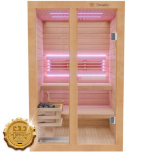 Dewello Finnische Sauna TOFINO 120cm x 140cm