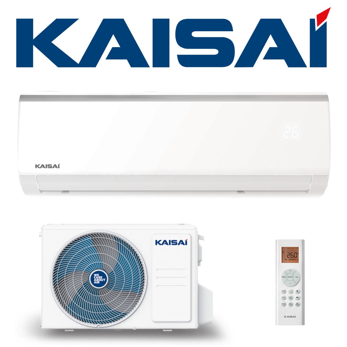 KAISAI FLY+ Klimaanlage SET KKWX-18 mit Wandgerät 5,3 kW"" 1 KAISAI FLY+ Klimaanlage SET KKWX-18 mit Wandgerät 5,3 kW""