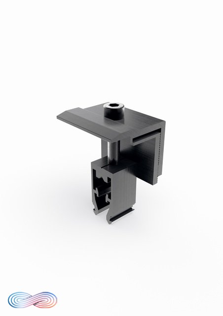 Solarpanel Halterung-Set für Trapezblech-Dach | Set für 2x PV-Module"" 1 Solarpanel Halterung-Set für Trapezblech-Dach | Set für 2x PV-Module""